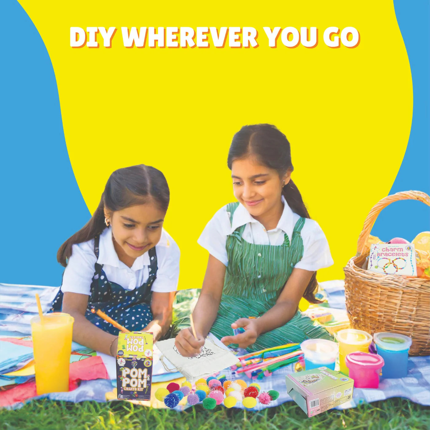 Mini Pom Pom Crafts Kit