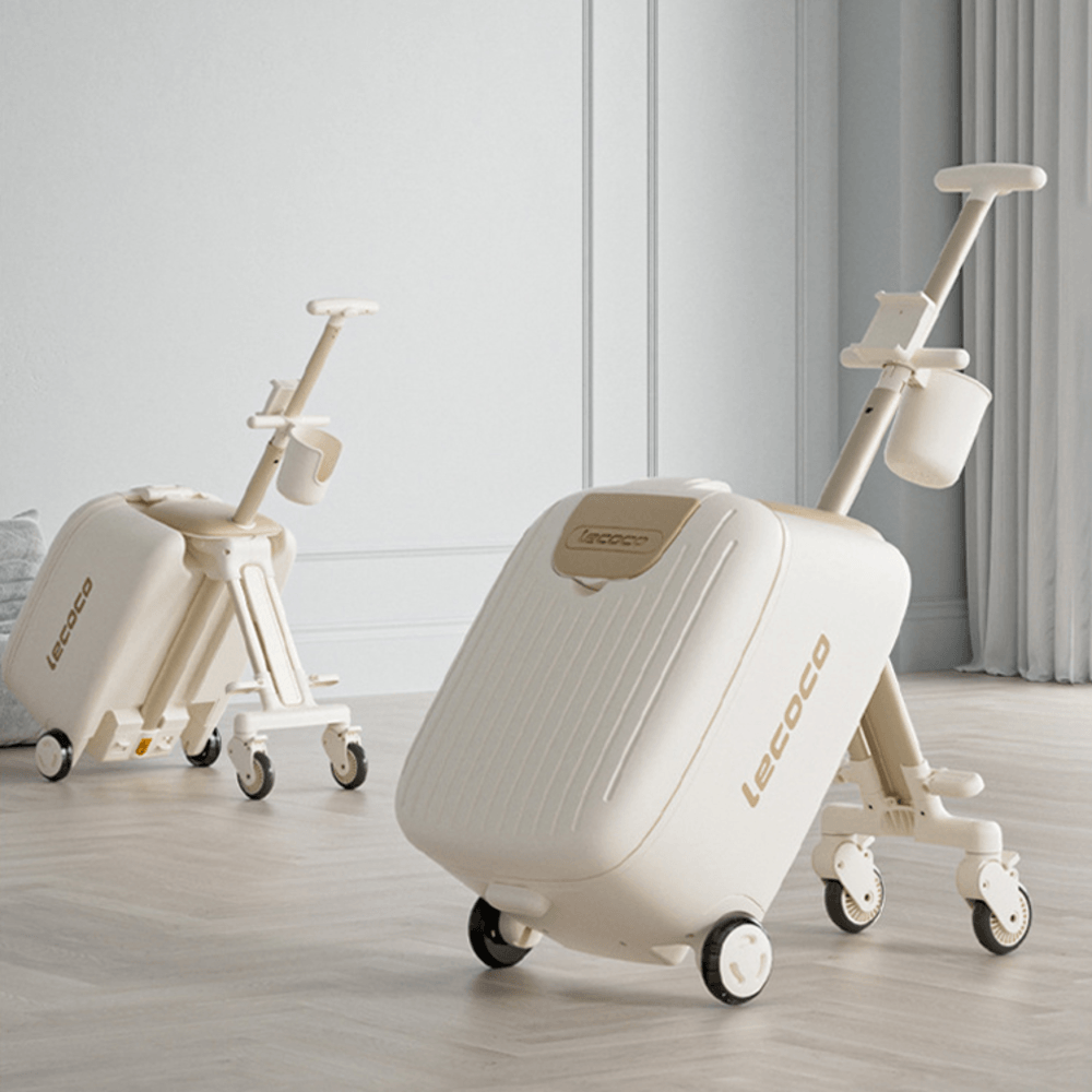 Lecoco Premium Ride-on Kids' Luggage – Toddler Travel Suitcase