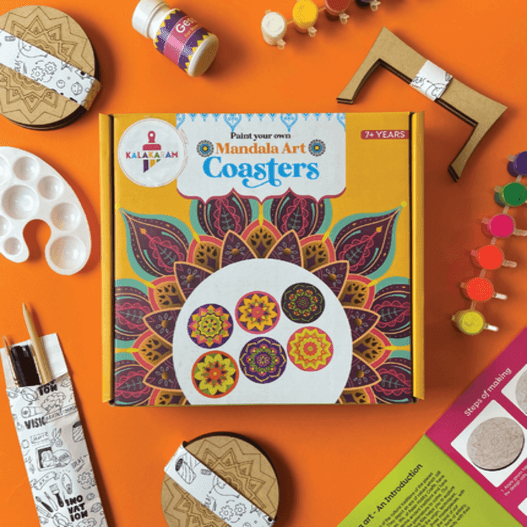 Mandala Art Coasters Panting Kit