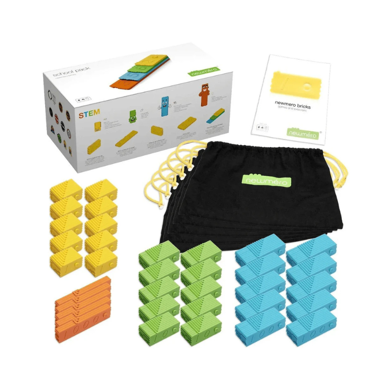 School pack - newmero bricks 285 Piece Set